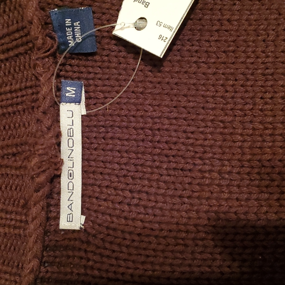 Brown Ruffle-front Sweater Vest - Picture 4 of 6